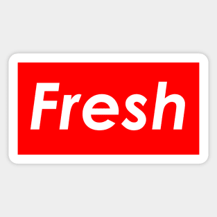 Fresh (Red) Sticker